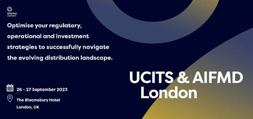 Paul Taylor will be speaking at “UCITS & AIFMD London” on 27th September 2023.